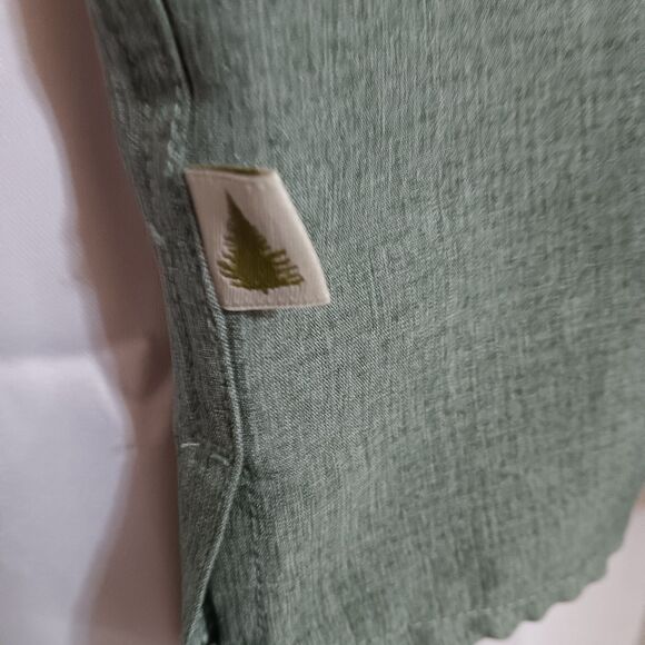 Lake & Trail Men’s Muted Green Short Sleeve Fast-Dri SZ M Button Down Shirt - Picture 9 of 10